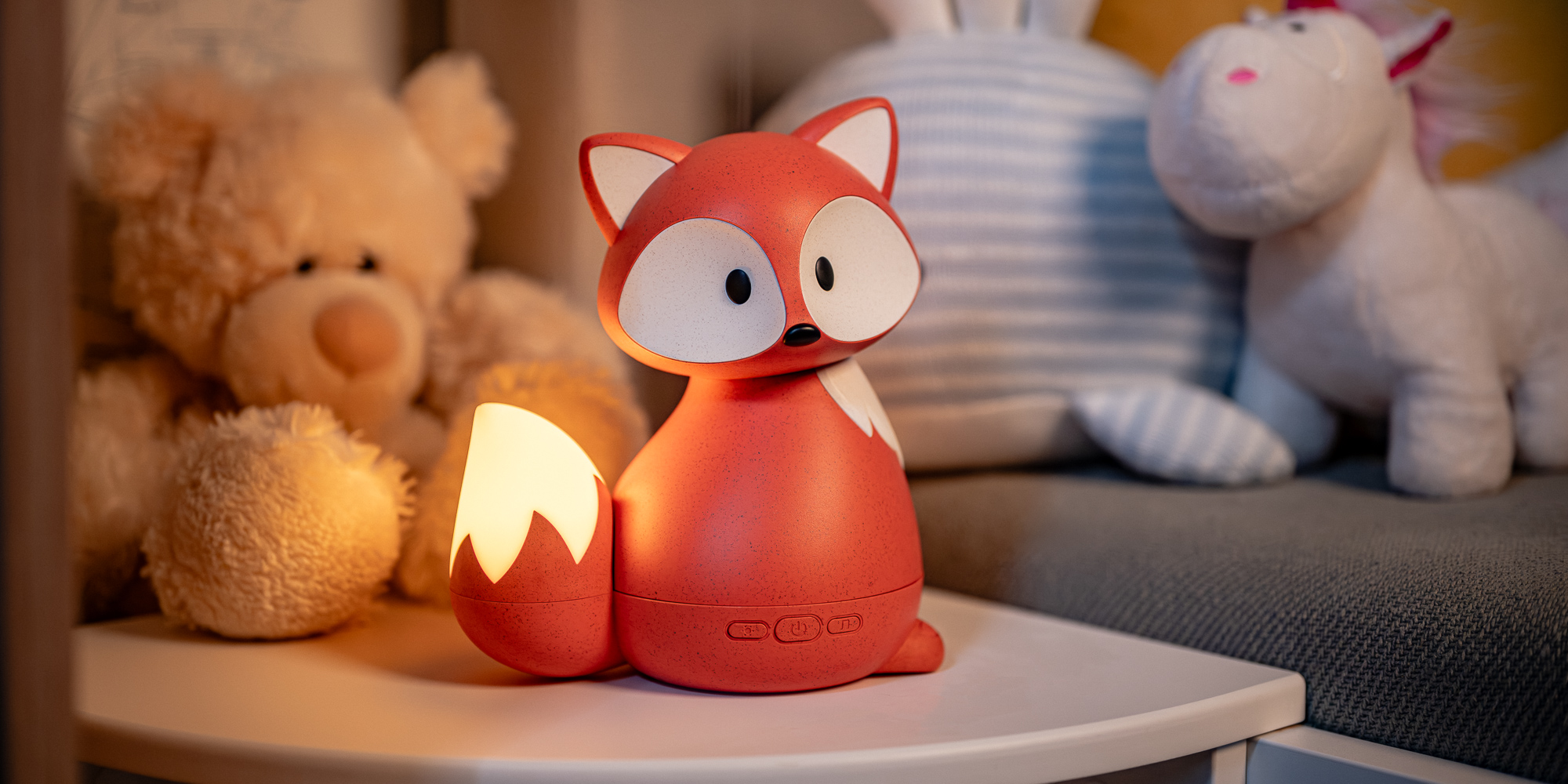 width=100% Dyfuzor zapachowy dla dzieci Humanas Dream Fox - rudy